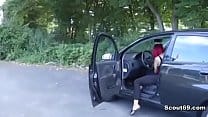 Redhead Tattoo Skinny Teen Fuck Nerd Public gets Cum on Tits